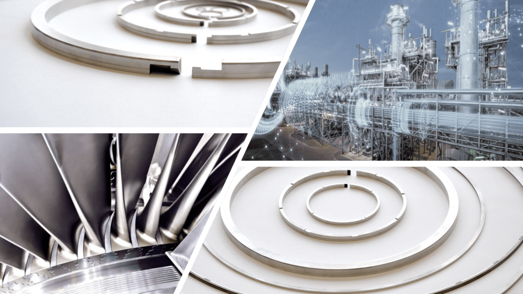 Sealing rings aerospace power generation