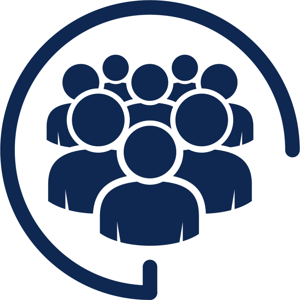 Employees icon blue
