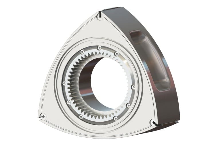 Rotary engine piston