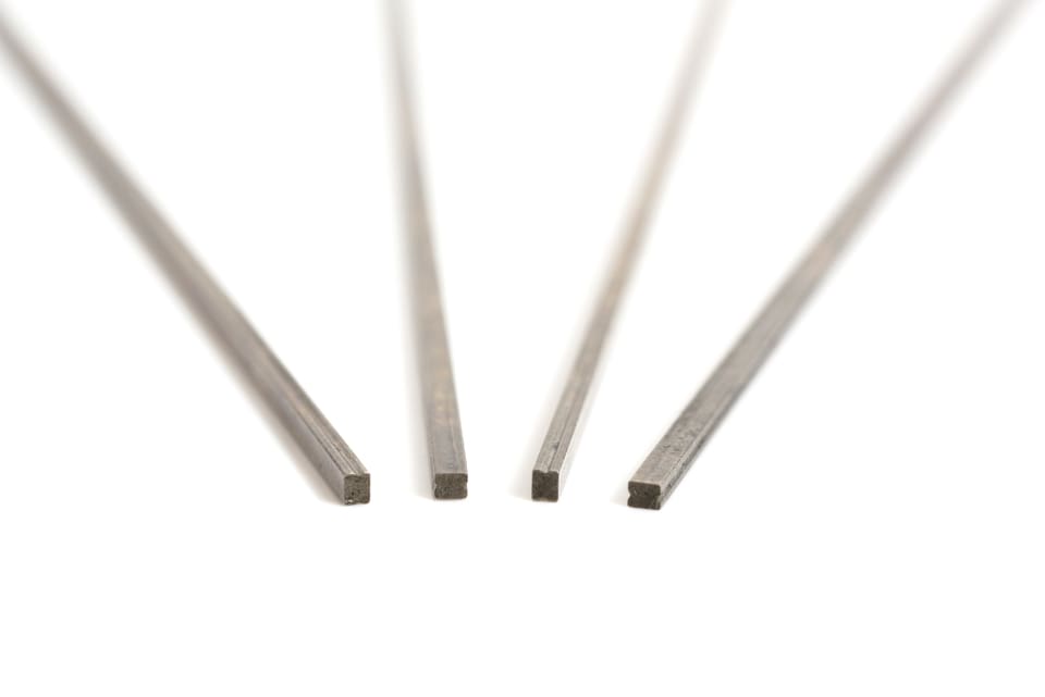 Metal rods